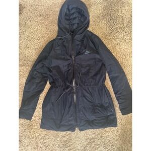 Nike Sportswear Women's Down Fill Hooded Parka Jacket Black Small